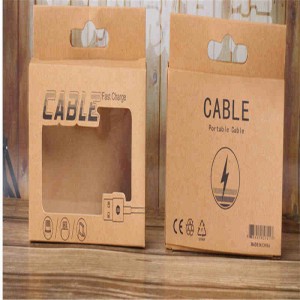 Imballaggio in cartone ondulato di cartone stampato personalizzato in carta kraft marrone